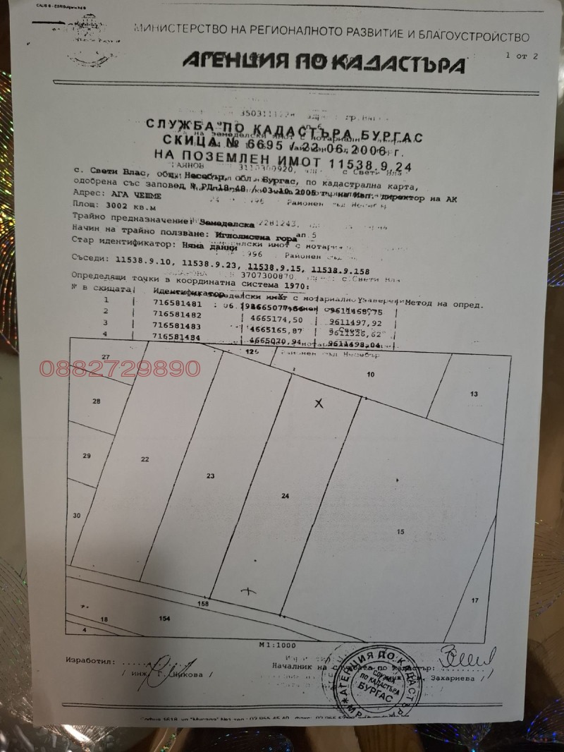 Продава ПАРЦЕЛ, гр. Свети Влас, област Бургас, снимка 8 - Парцели - 52841493