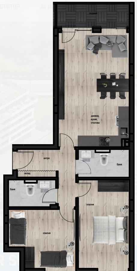 Na prodej  2 ložnice Plovdiv , Kjučuk Pariž , 106 m2 | 67039558