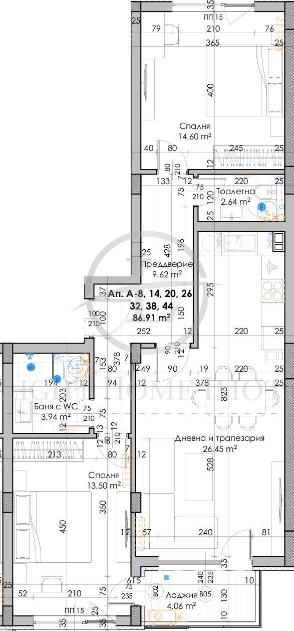 Zu verkaufen  2 Schlafzimmer Plowdiw , Kjutschuk Parisch , 103 qm | 16053816 - Bild [3]