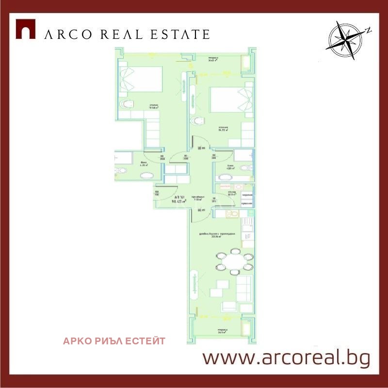 Продава 3-СТАЕН, гр. София, Малинова долина, снимка 2 - Апартаменти - 53427692