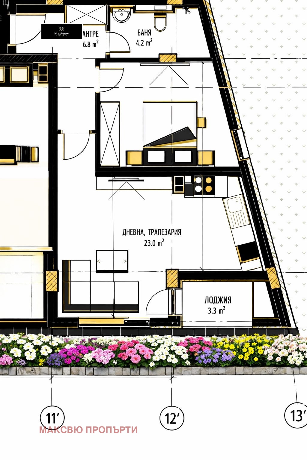 Продава 2-СТАЕН, гр. София, Малинова долина, снимка 2 - Апартаменти - 54200052