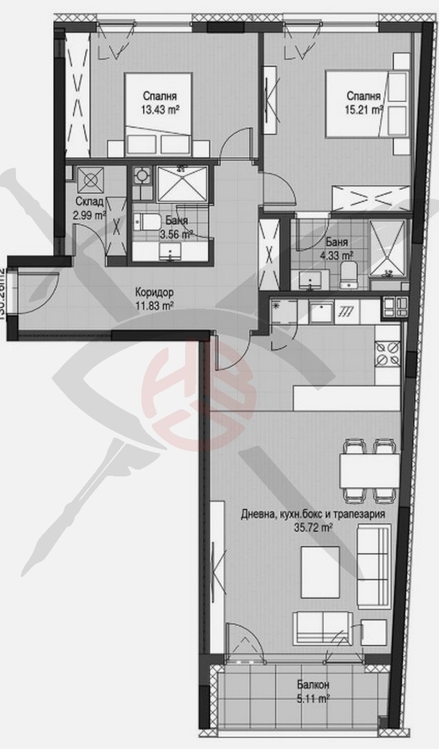 Продава 3-СТАЕН, гр. София, Витоша, снимка 1 - Aпартаменти - 48115576