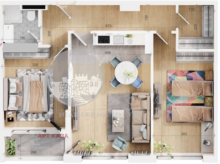 Na prodej  2 ložnice Plovdiv , Trakija , 100 m2 | 18783687