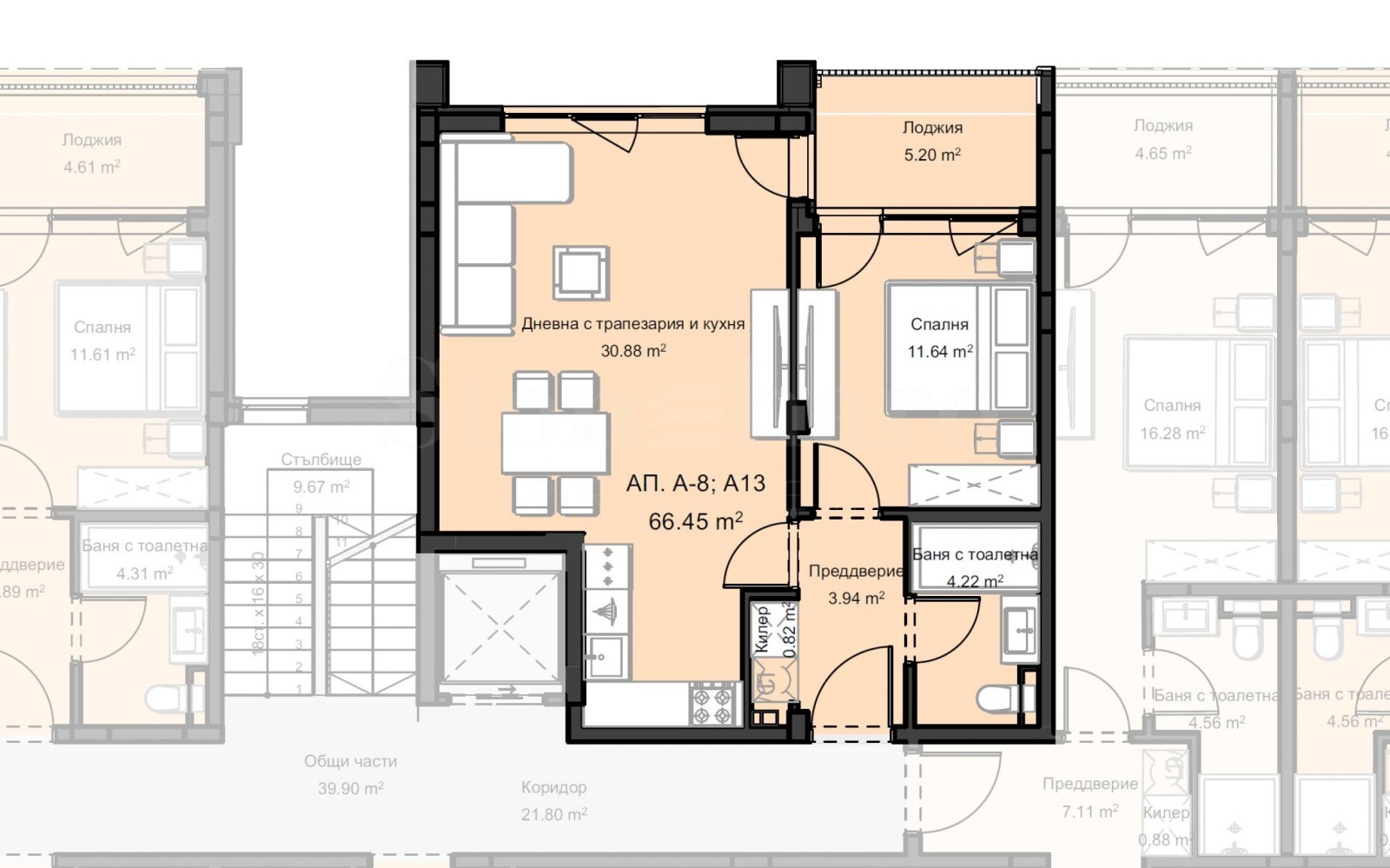Продава 2-СТАЕН, гр. Пловдив, Остромила, снимка 6 - Апартаменти - 54924192