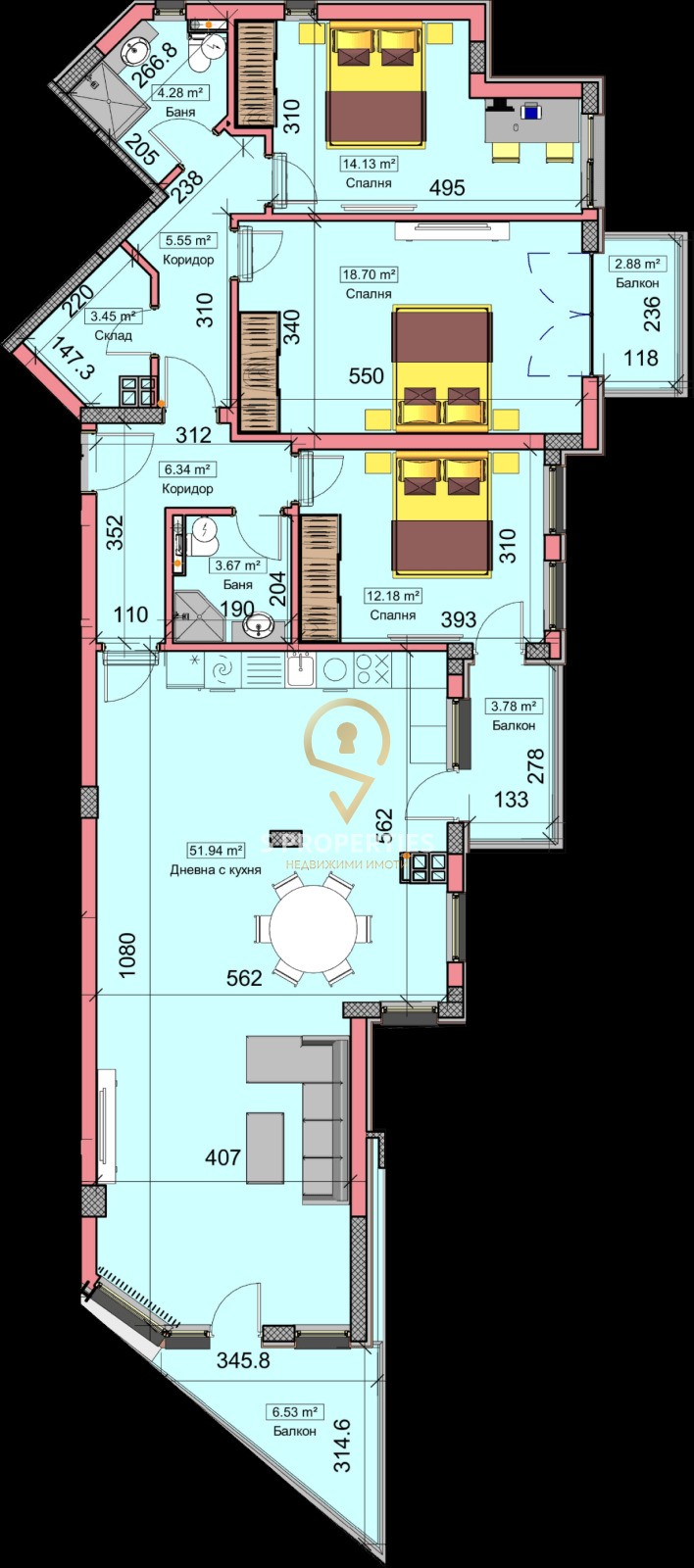 На продаж  3+ кімнати Варна , Бриз , 172 кв.м | 21092498 - зображення [6]