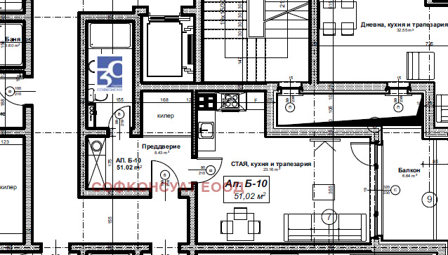 Продава 1-СТАЕН, гр. София, Дружба 2, снимка 2 - Апартаменти - 54606829