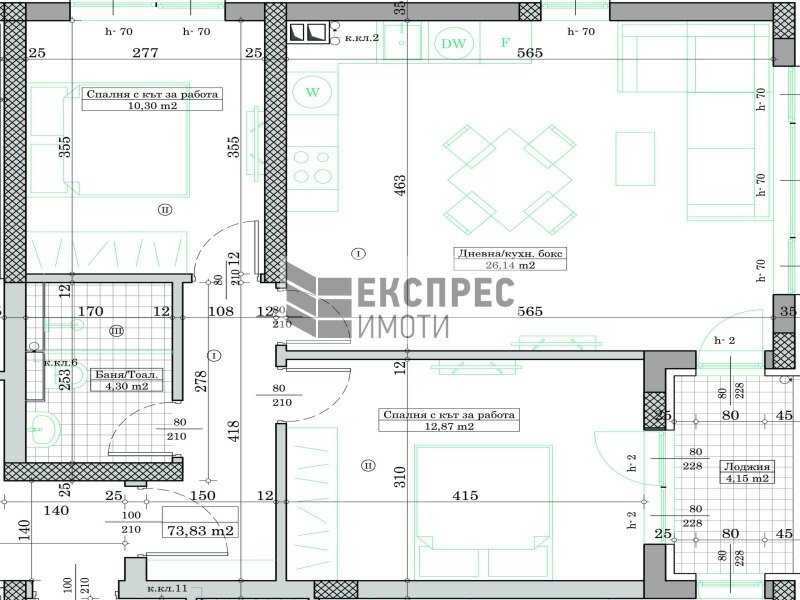 Продава 3-СТАЕН, гр. Варна, Кайсиева градина, снимка 6 - Апартаменти - 52838874