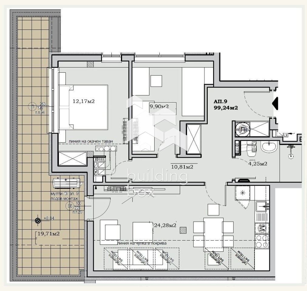Продава 3-СТАЕН, гр. София, Сухата река, снимка 2 - Апартаменти - 53683329