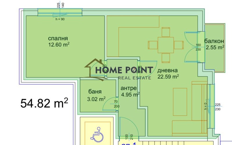 Zu verkaufen  1 Schlafzimmer Warna , Wazraschdane 3 , 55 qm | 48281261 - Bild [3]