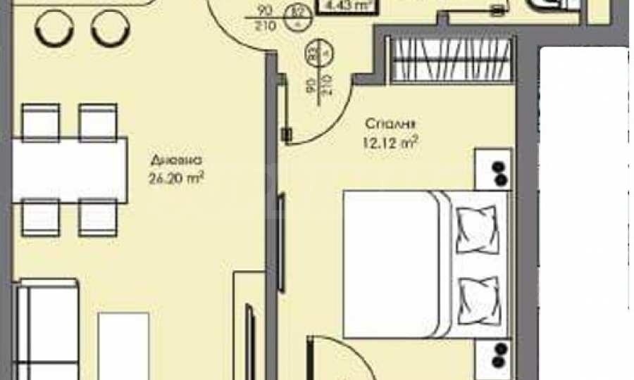 Продава 2-СТАЕН, гр. Бургас, Славейков, снимка 2 - Апартаменти - 48868090