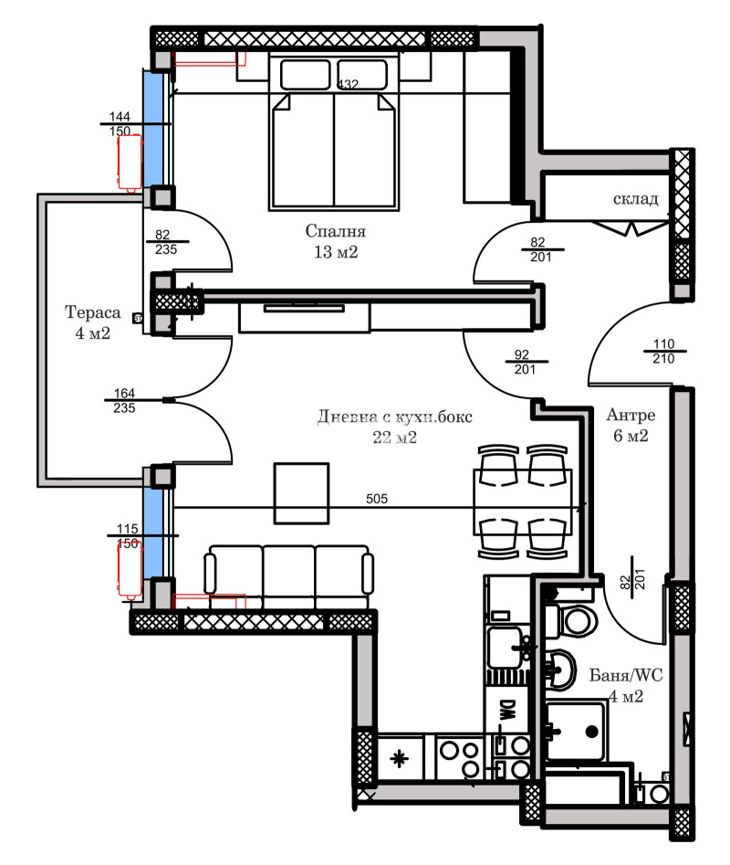 À vendre  1 chambre Plovdiv , Hristo Smirnenski , 72 m² | 38657794 - image [2]