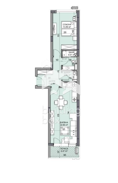 In vendita  1 camera da letto Plovdiv , Gagarin , 78 mq | 22534911 - Immagine [2]