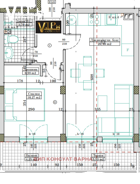 Продава 2-СТАЕН, гр. Варна, Колхозен пазар, снимка 5 - Апартаменти - 54341595