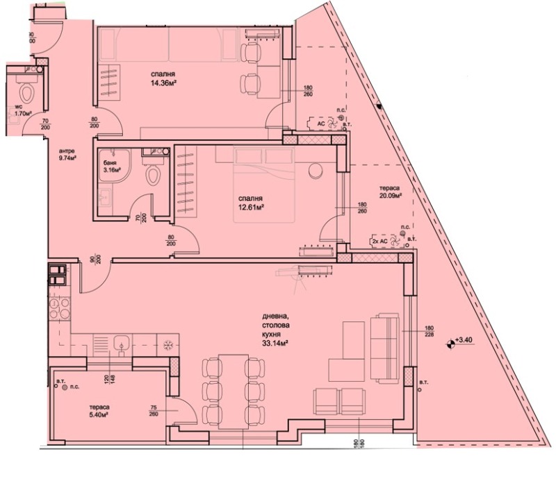 Продава  3-стаен град Пловдив , Христо Смирненски , 132 кв.м | 93325641 - изображение [3]