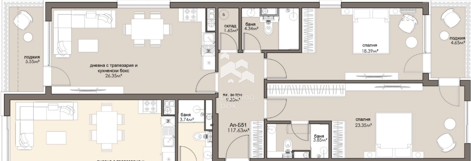 Продава 3-СТАЕН, гр. София, Люлин 5, снимка 2 - Апартаменти - 54120695