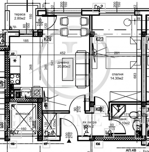 Продава 2-СТАЕН, гр. Пловдив, Остромила, снимка 8 - Апартаменти - 53652209