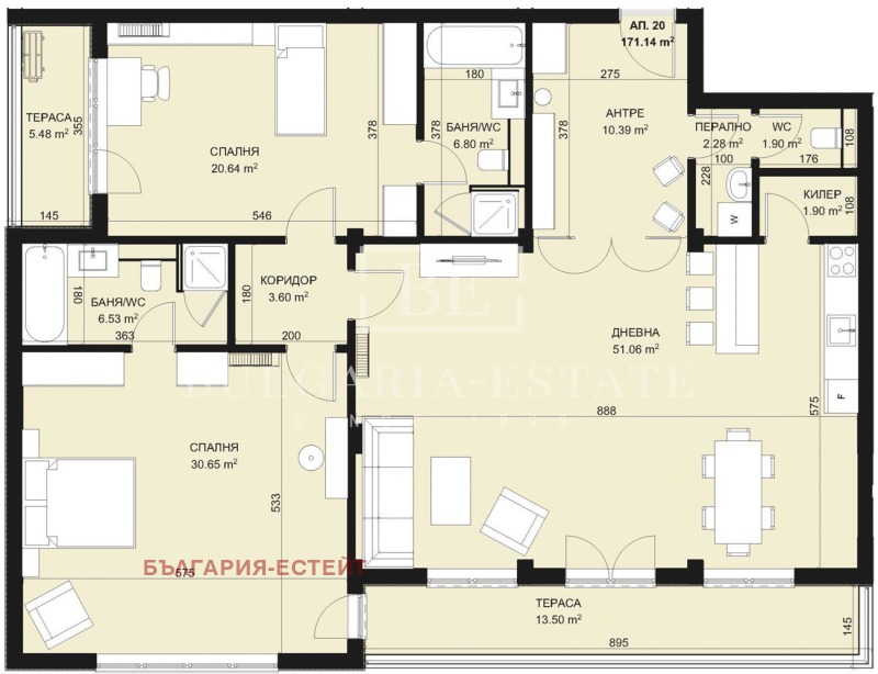 Продава 3-СТАЕН, гр. Варна, Бриз, снимка 2 - Апартаменти - 53534351