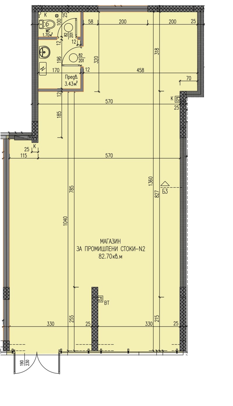 Продава  Магазин град Пловдив , Тракия , 113 кв.м | 10933851 - изображение [2]