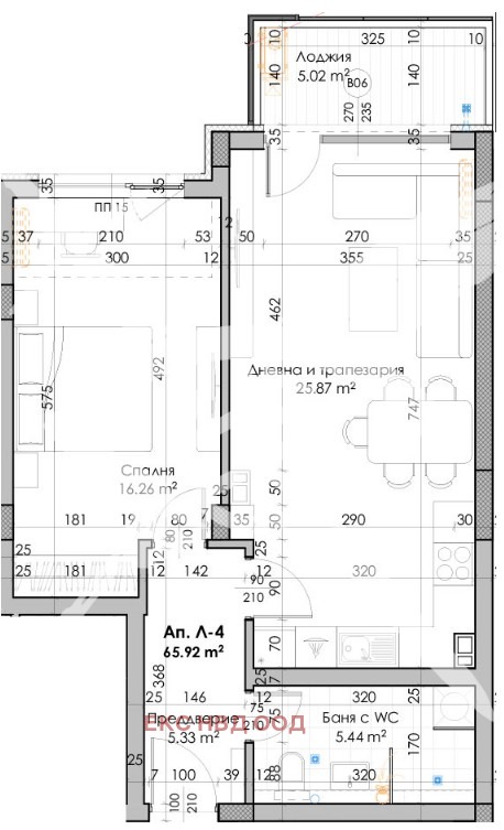 Eladó  1 hálószoba Plovdiv , Kjucsuk Parizs , 81 négyzetméter | 62783158