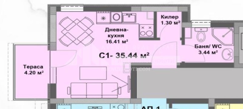 Продается  Студия область Бургас , к.к. Слънчев бряг , 35 кв.м | 53504746 - изображение [2]