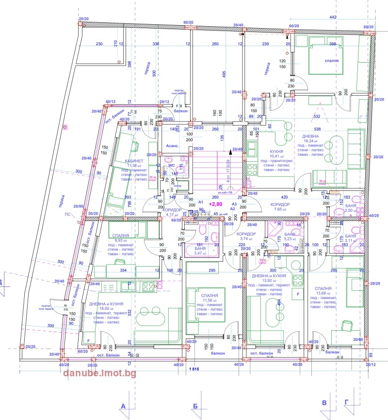 Продается  2 спальни Русе , Център , 144 кв.м | 22452632 - изображение [2]