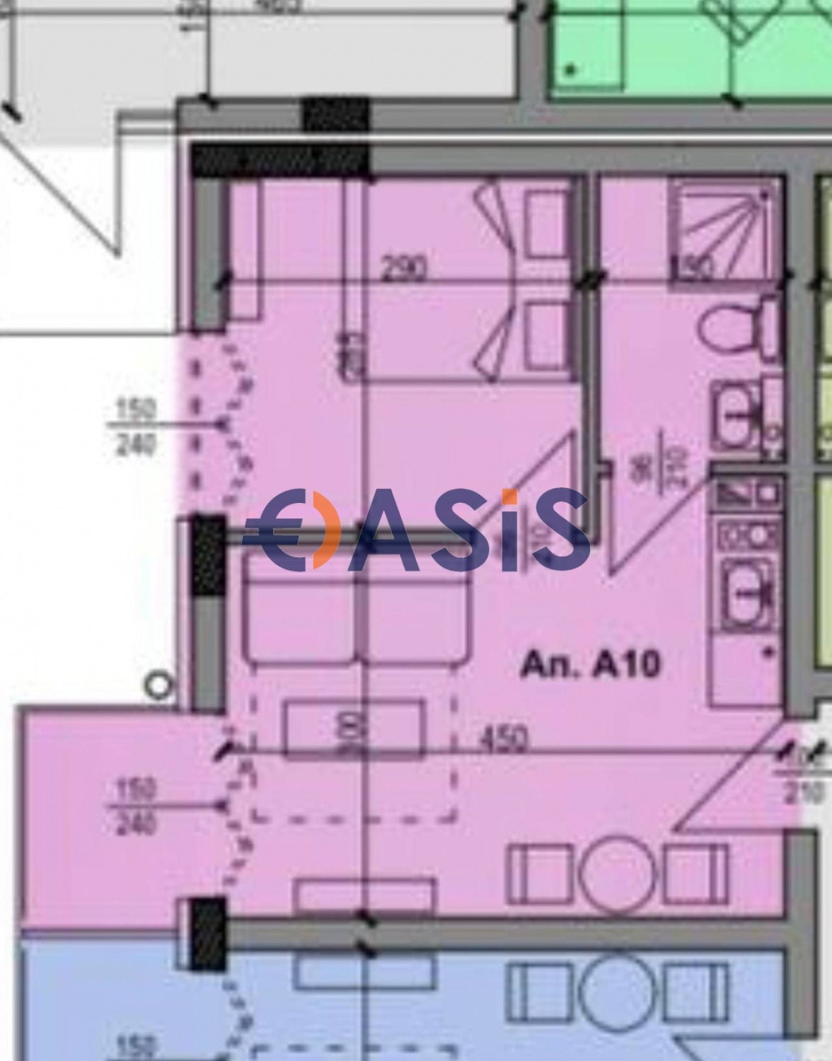Продава 2-СТАЕН, гр. Несебър, област Бургас, снимка 6 - Апартаменти - 53638188