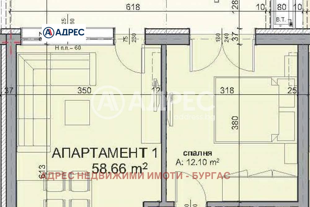 Продава 2-СТАЕН, гр. Бургас, Крайморие, снимка 4 - Апартаменти - 54841658