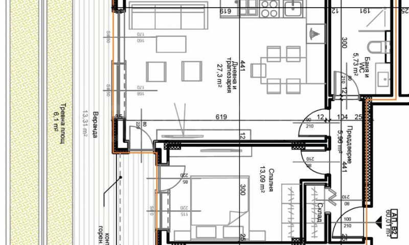 Продава 2-СТАЕН, гр. Пловдив, Остромила, снимка 6 - Апартаменти - 53539117