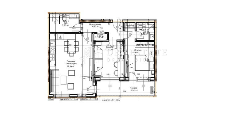 Продава 3-СТАЕН, гр. Пловдив, Остромила, снимка 6 - Aпартаменти - 47066093