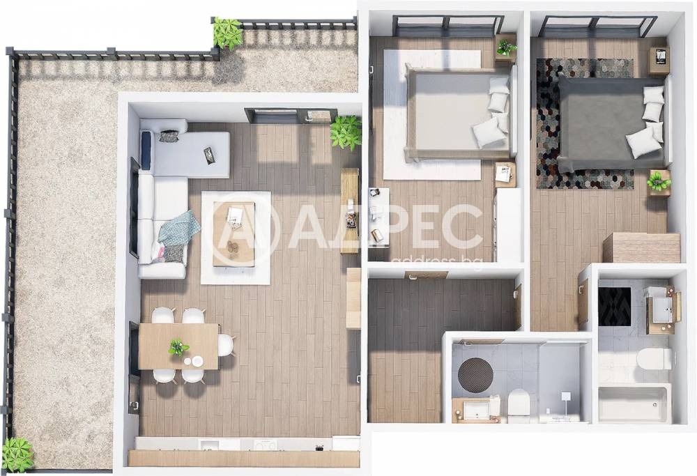 Продава 3-СТАЕН, гр. Пловдив, Прослав, снимка 2 - Апартаменти - 54222679