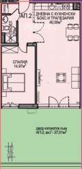 Продава  2-стаен град София , Обеля 2 , 72 кв.м | 71870177