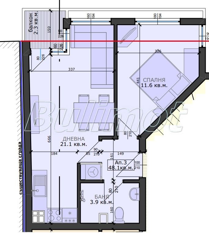 Продава 2-СТАЕН, гр. Варна, Център, снимка 3 - Апартаменти - 52488679