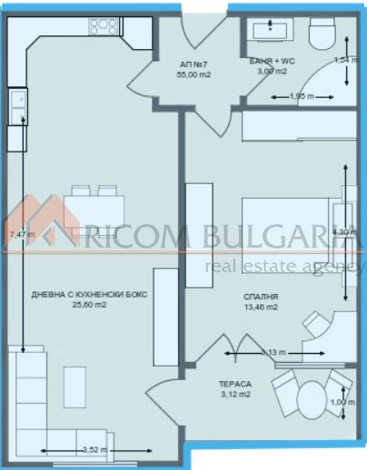 Продава 2-СТАЕН, гр. Варна, к.к. Св.Св. Константин и Елена, снимка 2 - Апартаменти - 53453258