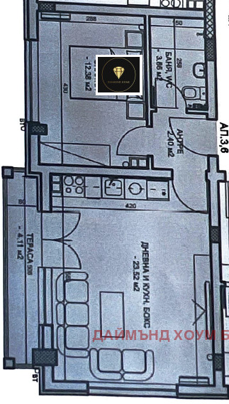 Продава 2-СТАЕН, гр. Пловдив, Христо Смирненски, снимка 2 - Aпартаменти - 49192014