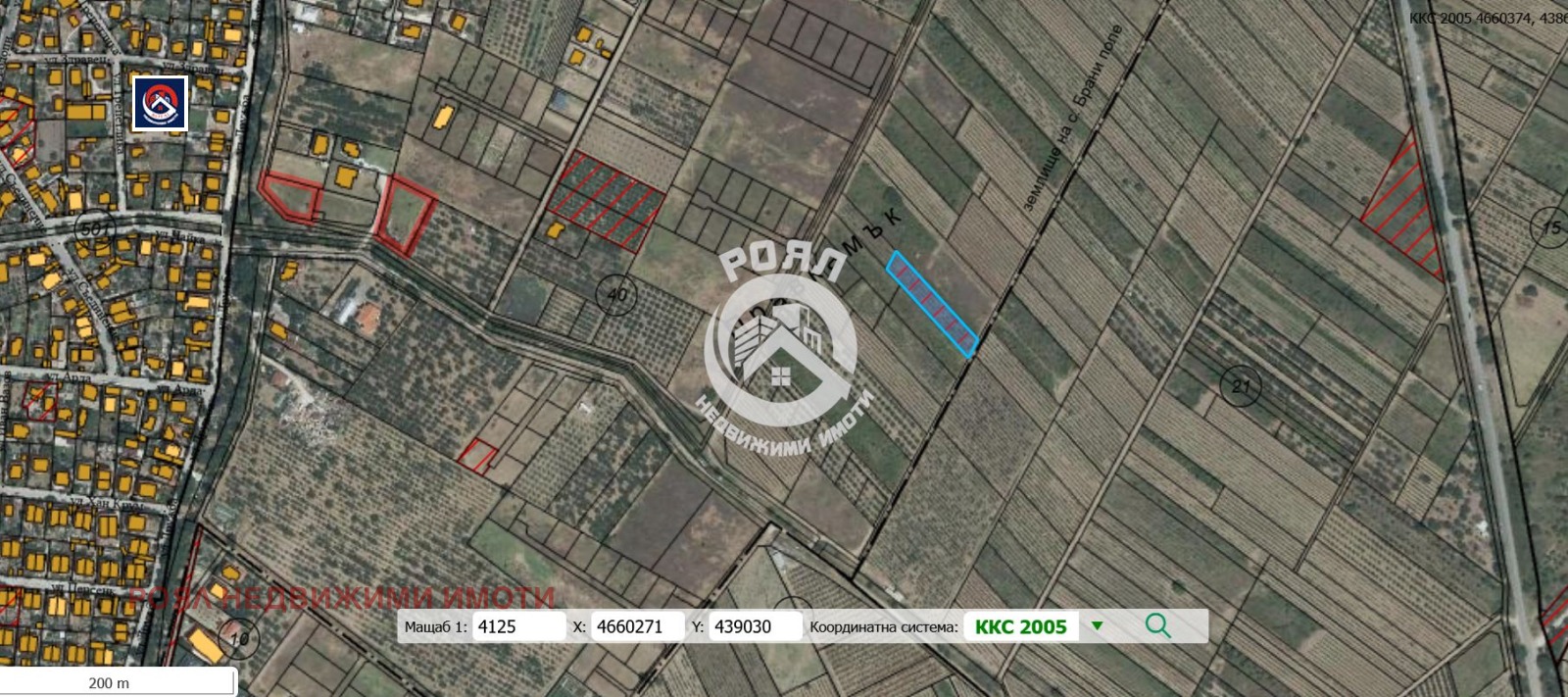 Продава ПАРЦЕЛ, с. Браниполе, област Пловдив
