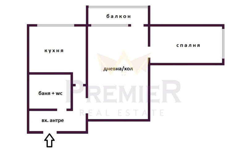 На продаж  2 спальні Варна , Лятно кино Тракия , 67 кв.м | 15715514 - зображення [3]