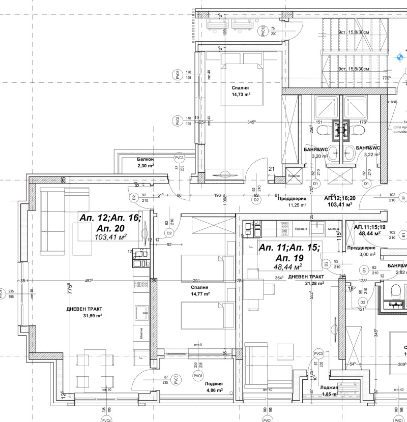 Продава 3-СТАЕН, гр. София, Хаджи Димитър, снимка 3 - Апартаменти - 52857015