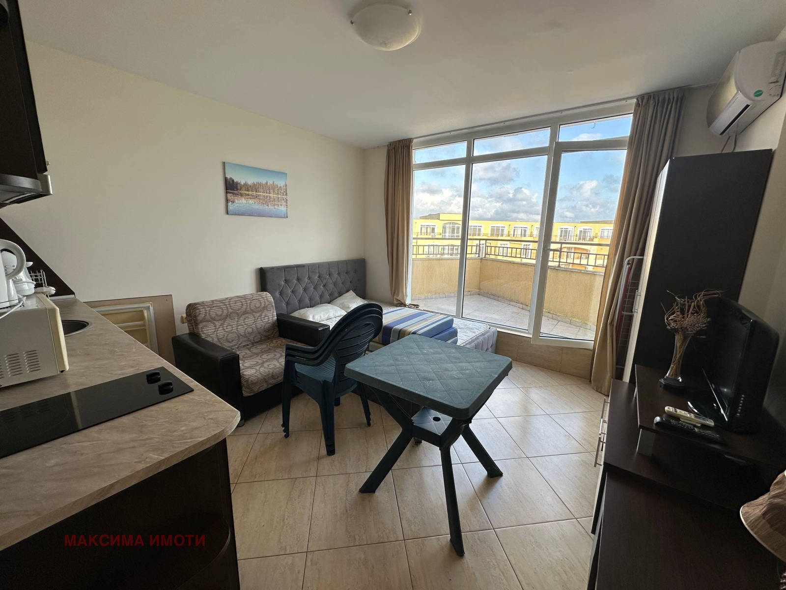 Продава 1-СТАЕН, гр. Ахелой, област Бургас, снимка 3 - Апартаменти - 53662002