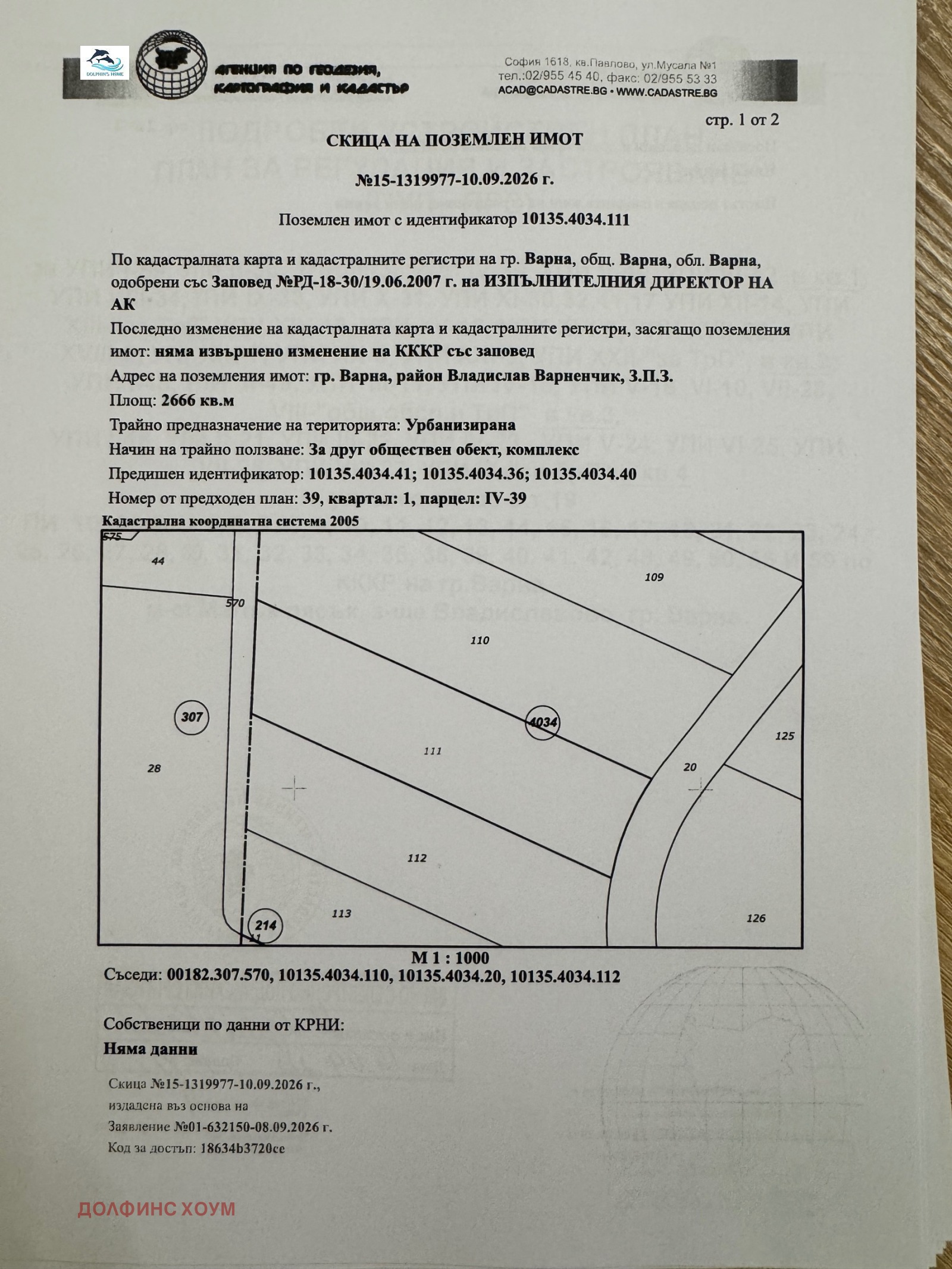 Продава ПАРЦЕЛ, гр. Варна, Владислав Варненчик 2