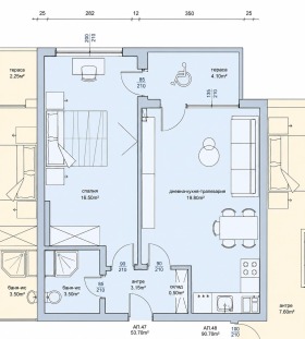 2-СТАЕН, 61 m2