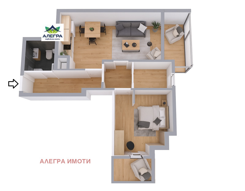 Продава 2-СТАЕН, гр. Пазарджик, Център, снимка 6 - Апартаменти - 52132161