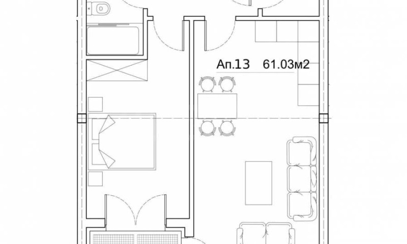 Продава 2-СТАЕН, гр. София, Орландовци, снимка 2 - Апартаменти - 52559333