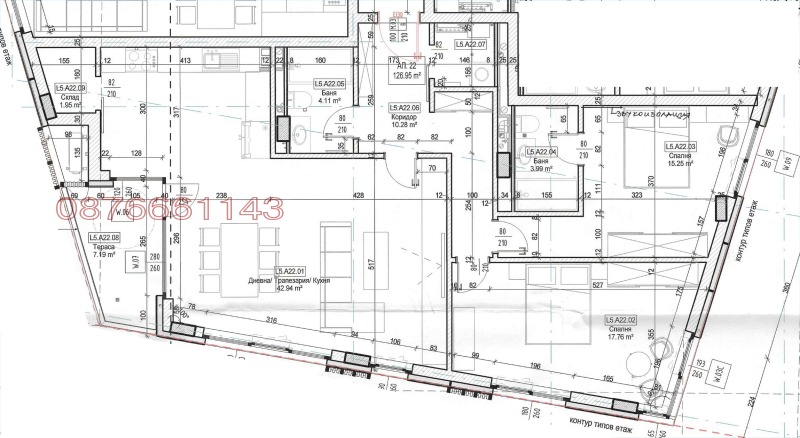 Продава  3-стаен град София , Кръстова вада , 144 кв.м | 94861947