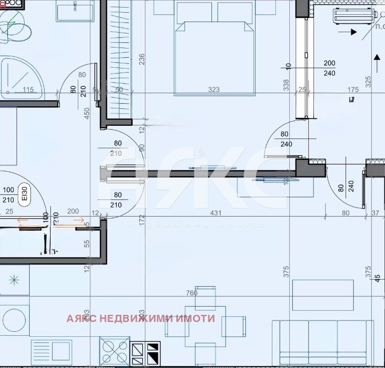 Продава 3-СТАЕН, гр. София, Манастирски ливади, снимка 2 - Апартаменти - 52663683