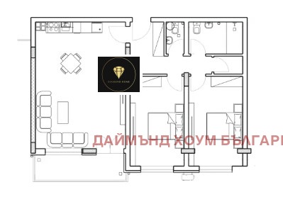 Продава 3-СТАЕН, гр. Пловдив, Младежки Хълм, снимка 2 - Aпартаменти - 48303539