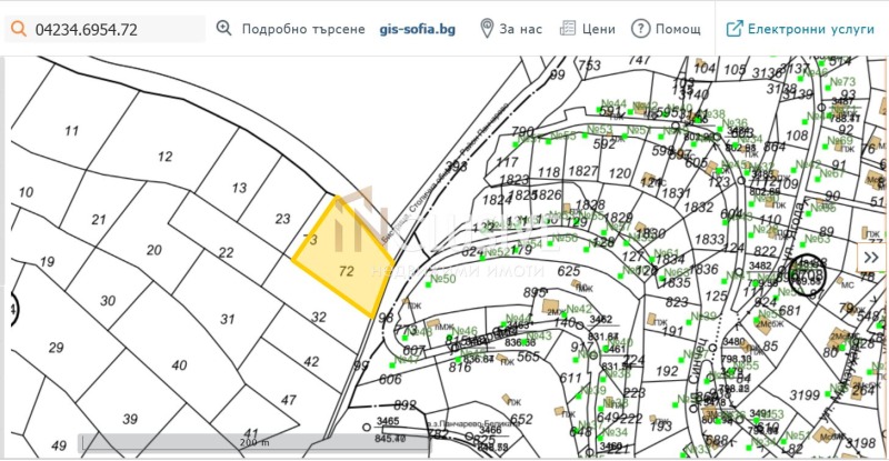 Продава ПАРЦЕЛ, с. Бистрица, област София-град, снимка 2 - Парцели - 49048153