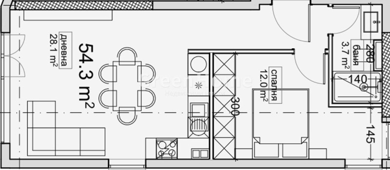 En venta  1 dormitorio Varna , Vladislav Varnenchik 1 , 64 metros cuadrados | 27157531 - imagen [8]