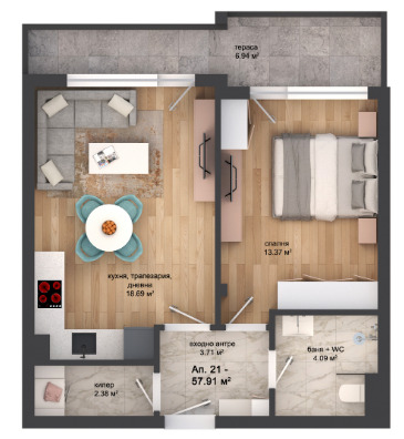 À venda  1 quarto Plovdiv , Karchiiaka , 64 m² | 66222486