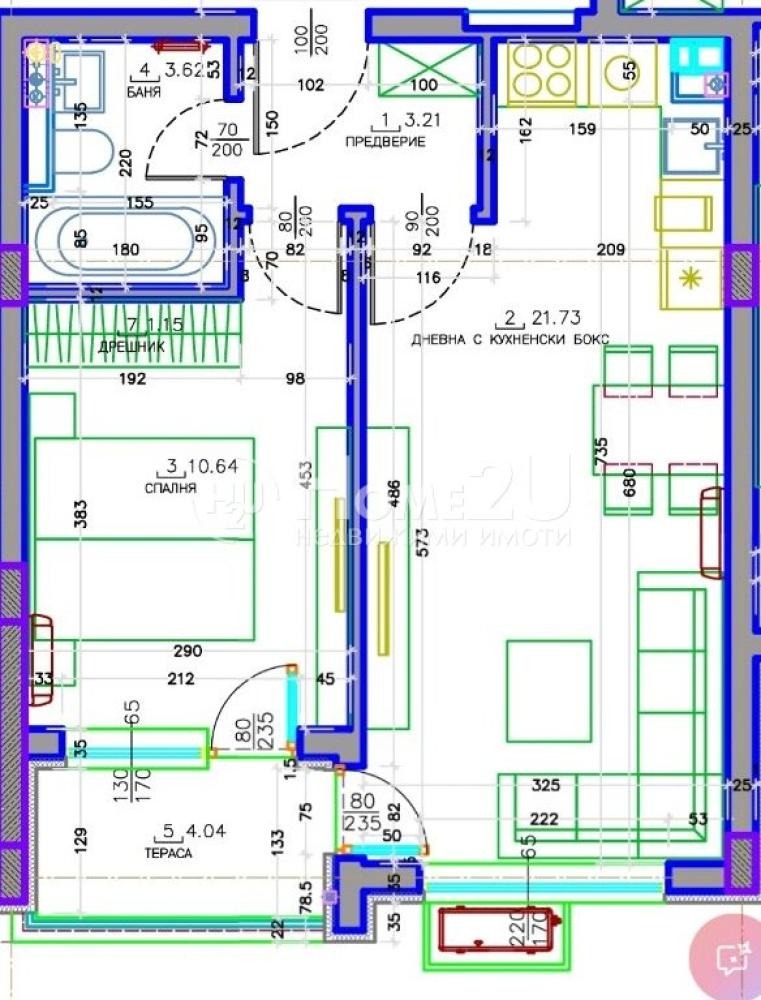 Продава 2-СТАЕН, гр. София, Малинова долина, снимка 13 - Апартаменти - 55459478