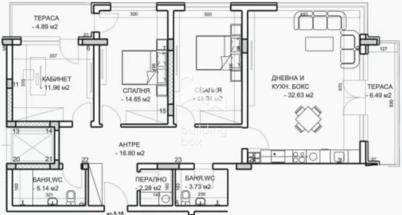 De vânzare  3 dormitoare Plovdiv , Mladejci Hâlm , 151 mp | 72493573 - imagine [3]